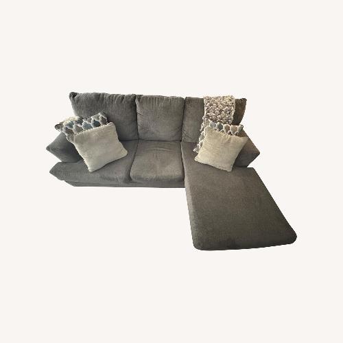 Used Ashley Furniture Small Sofa with Chaise for sale on AptDeco