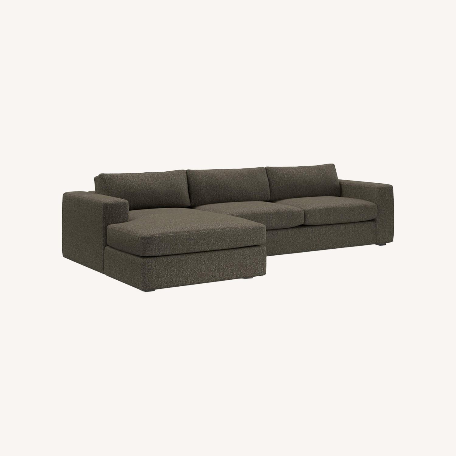 Crate & Barrel Oceanside 2-Piece Chaise Sectional Sofa - image-0