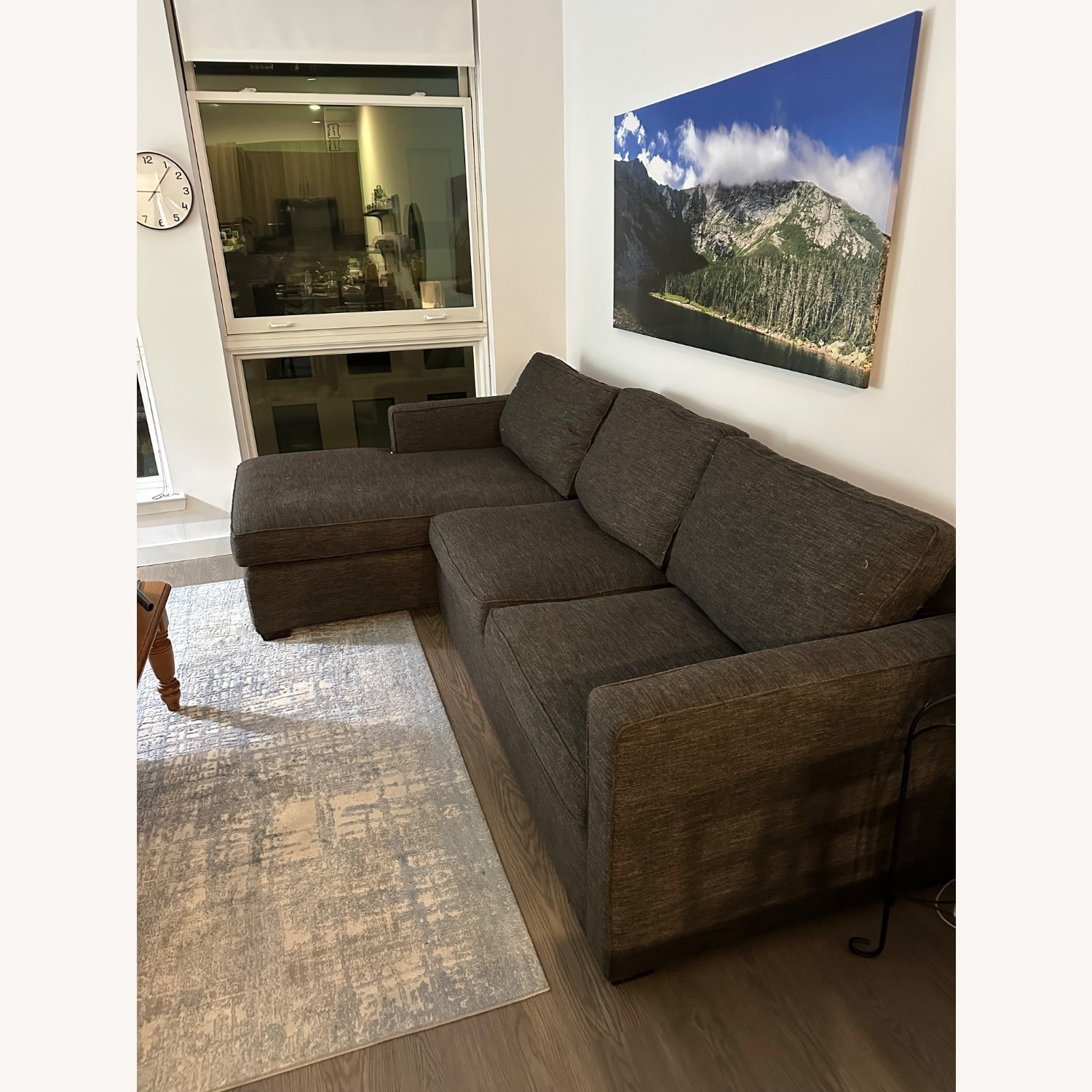 Crate & Barrel Oceanside 2-Piece Chaise Sectional Sofa - image-2