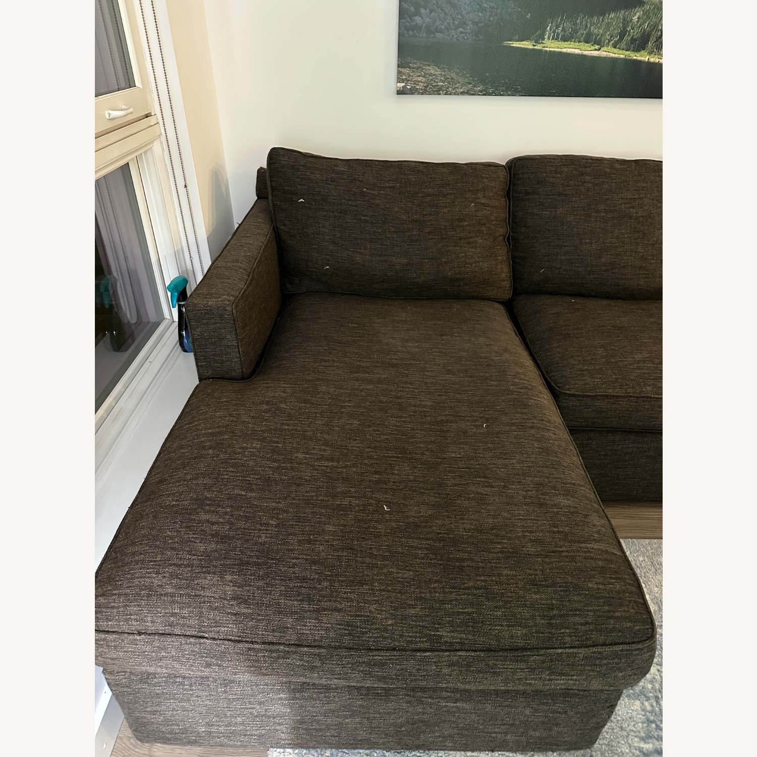 Crate & Barrel Oceanside 2-Piece Chaise Sectional Sofa - image-5