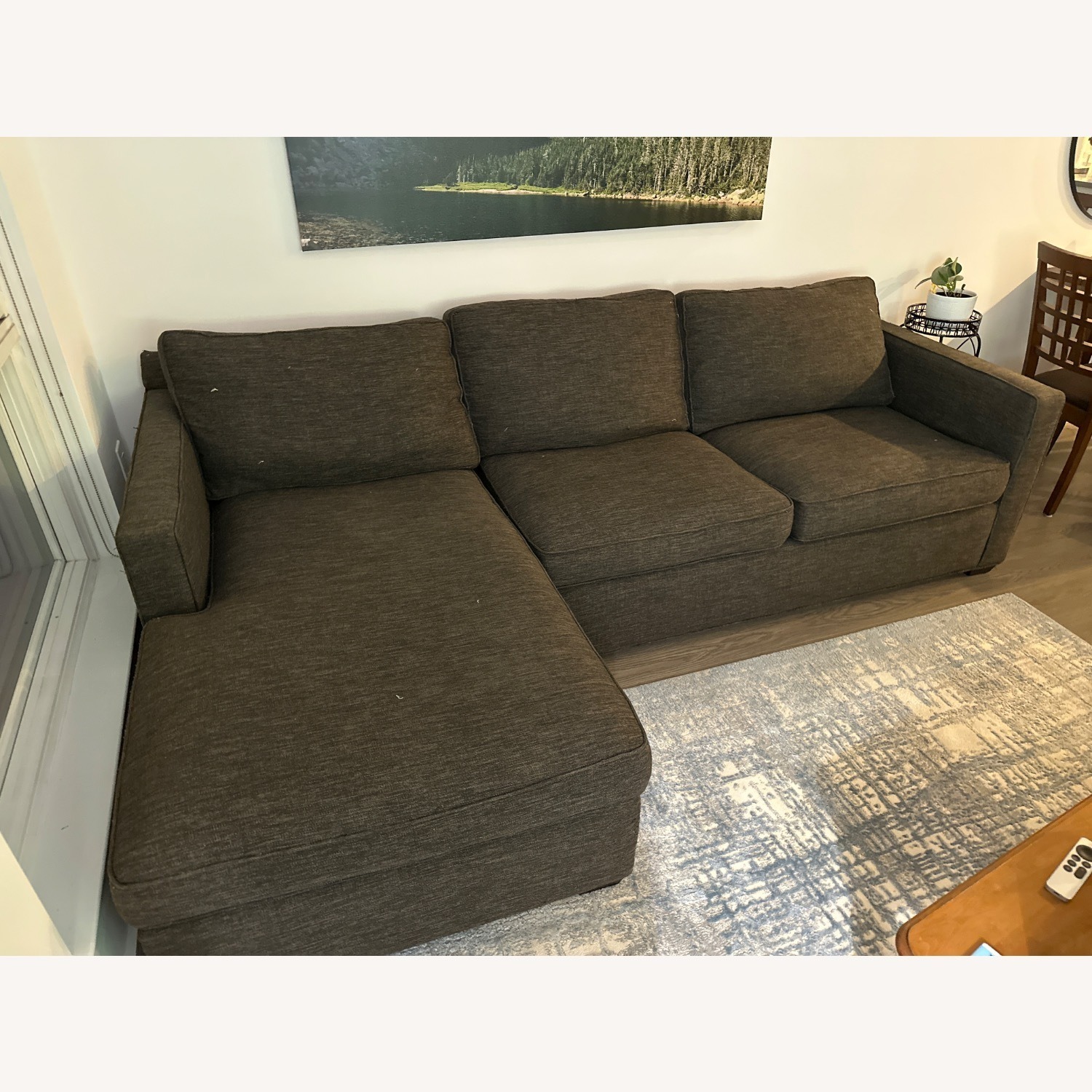 Crate & Barrel Oceanside 2-Piece Chaise Sectional Sofa - image-4