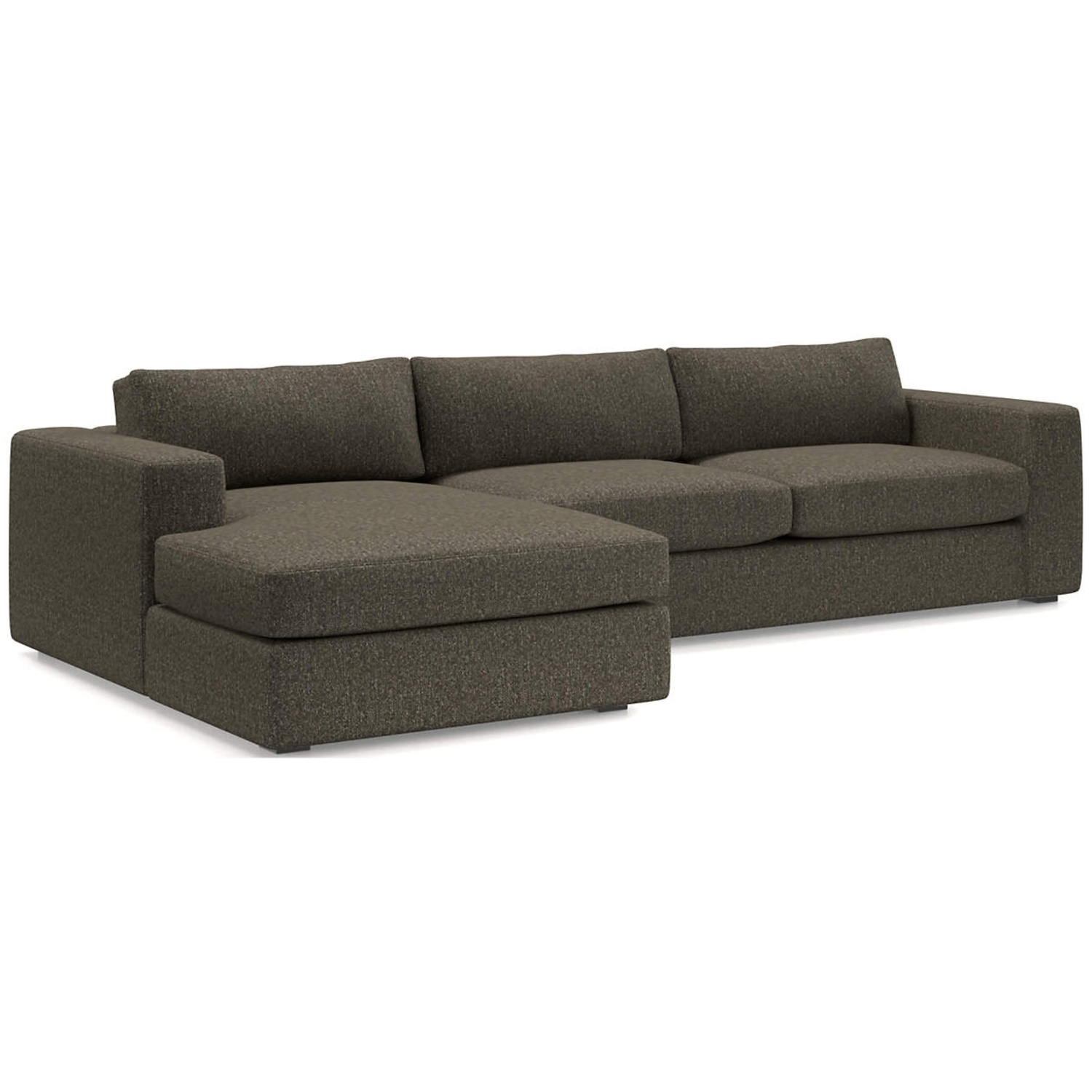 Crate & Barrel Oceanside 2-Piece Chaise Sectional Sofa - image-6
