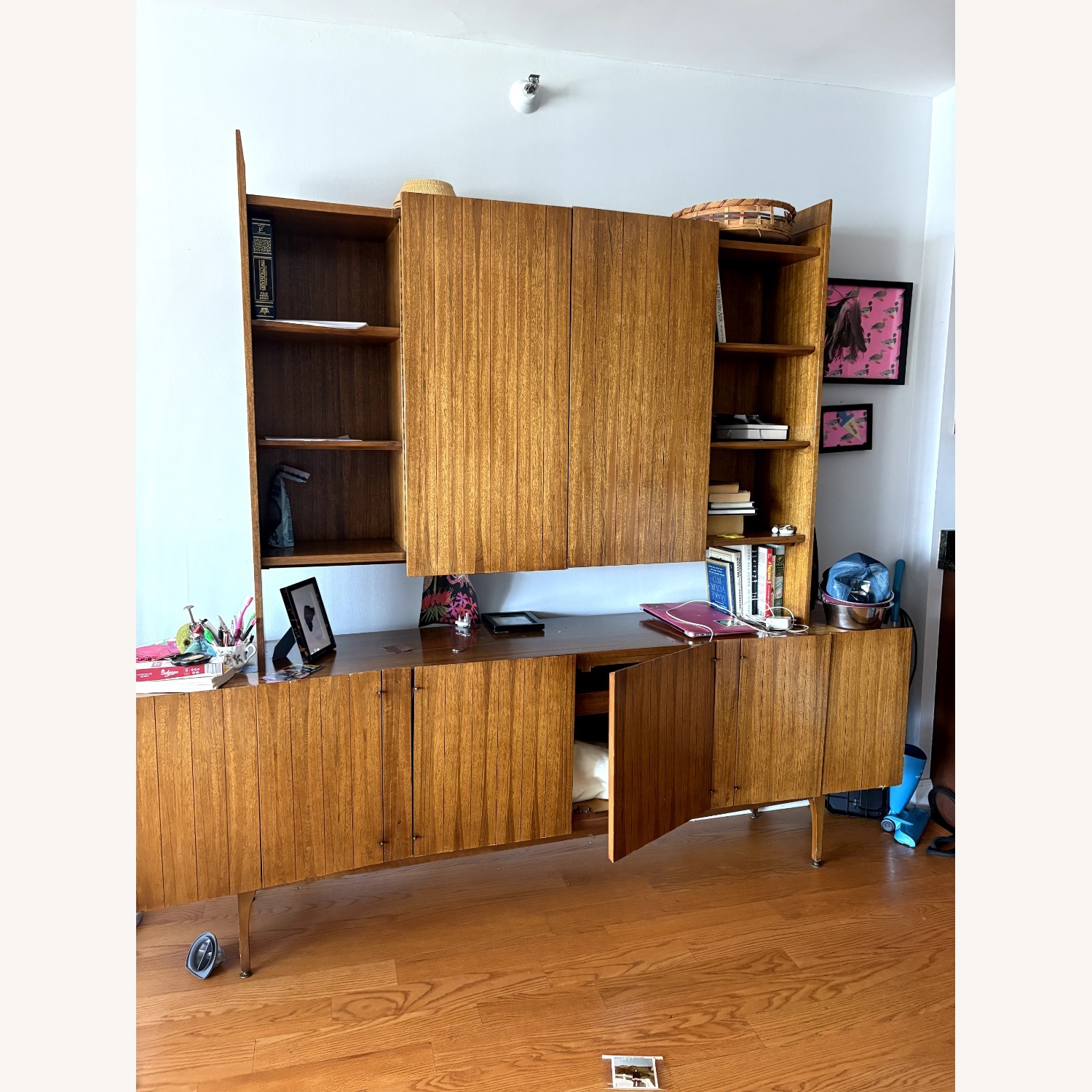 Vintage MCM Wall Unity - image-1