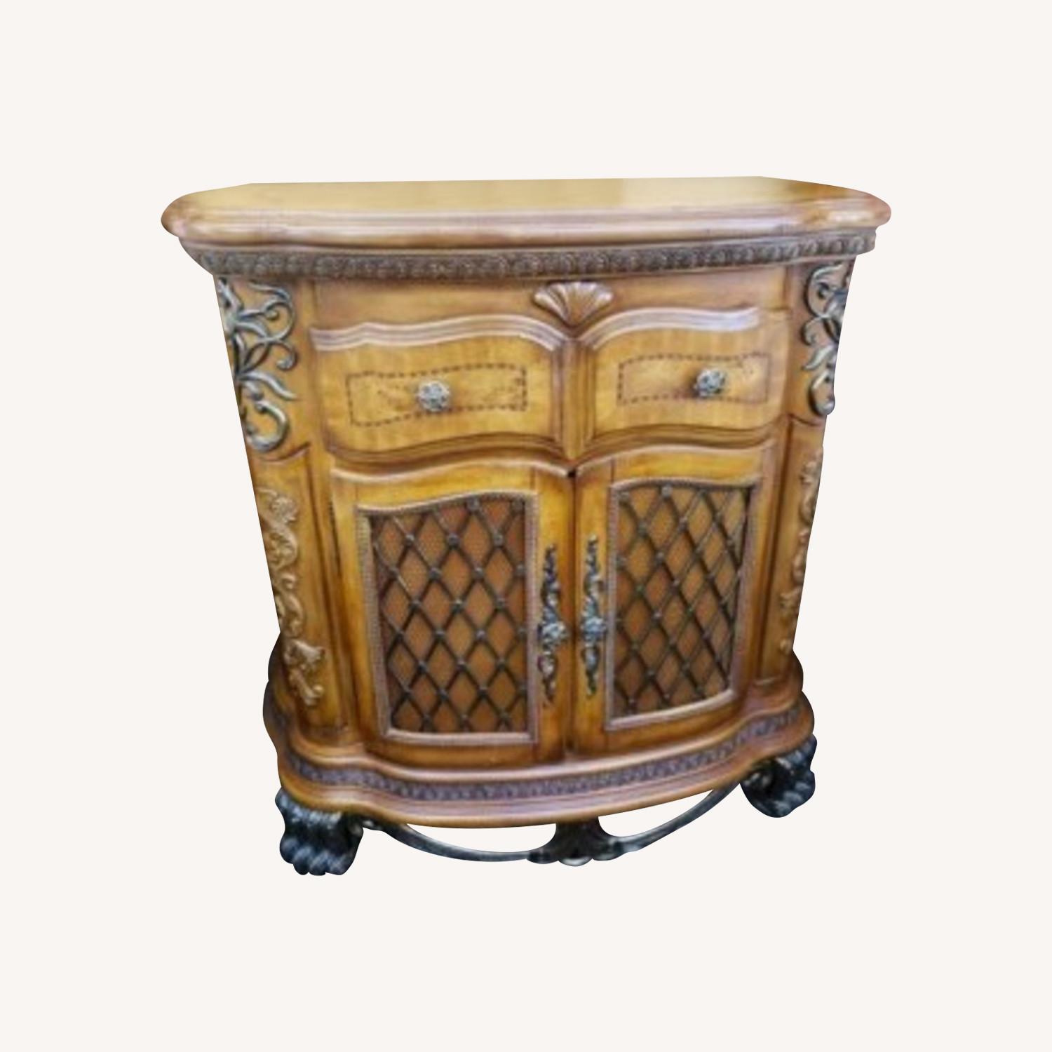 Pair of Michael Amini Venetian Nightstands - image-0