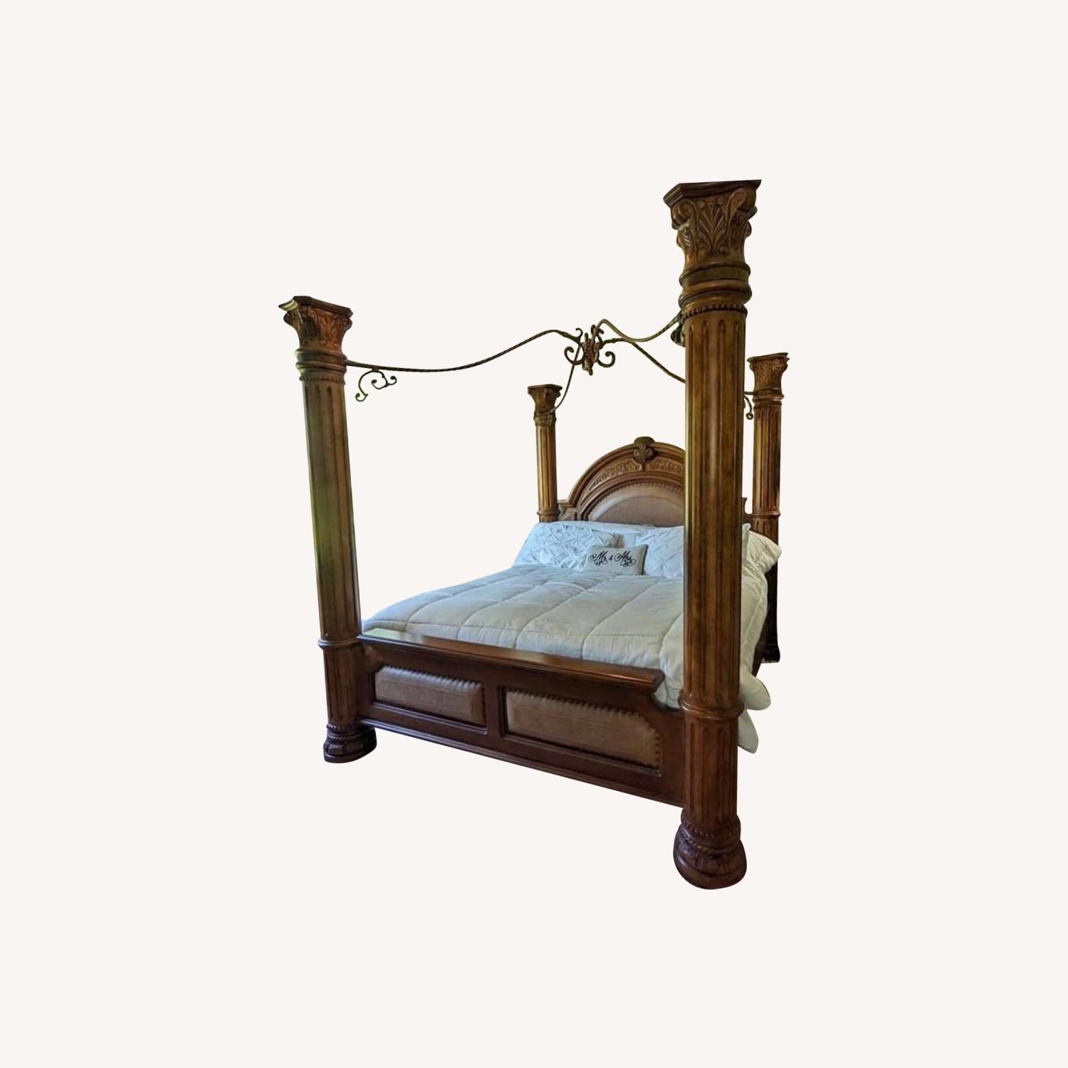 Michael Amini Monte Carlo King Size Bedframe - image-0