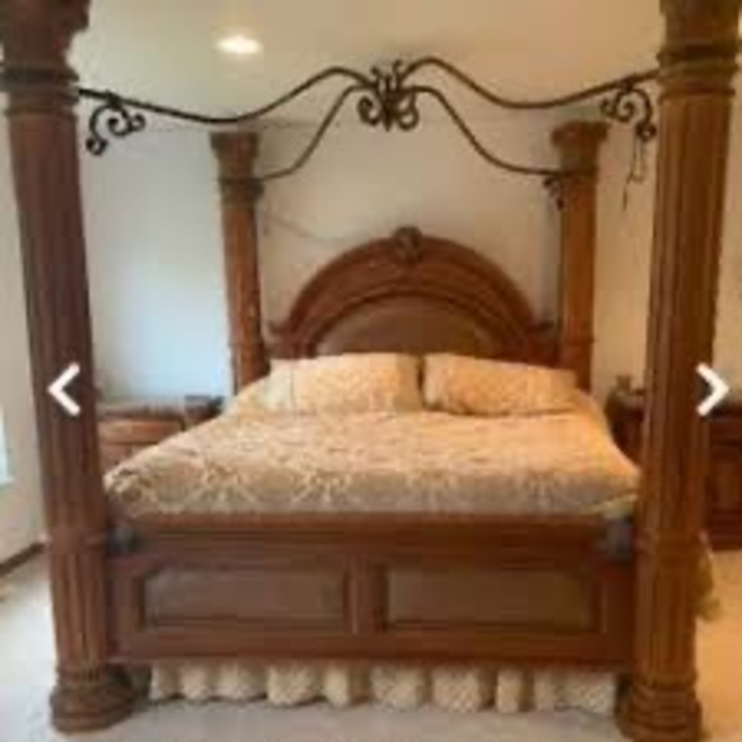 Michael Amini Monte Carlo King Size Bedframe - image-3