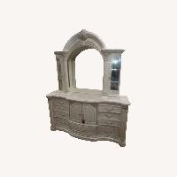 Michael Amini Monte Carlo Snow Dresser with Mirror
