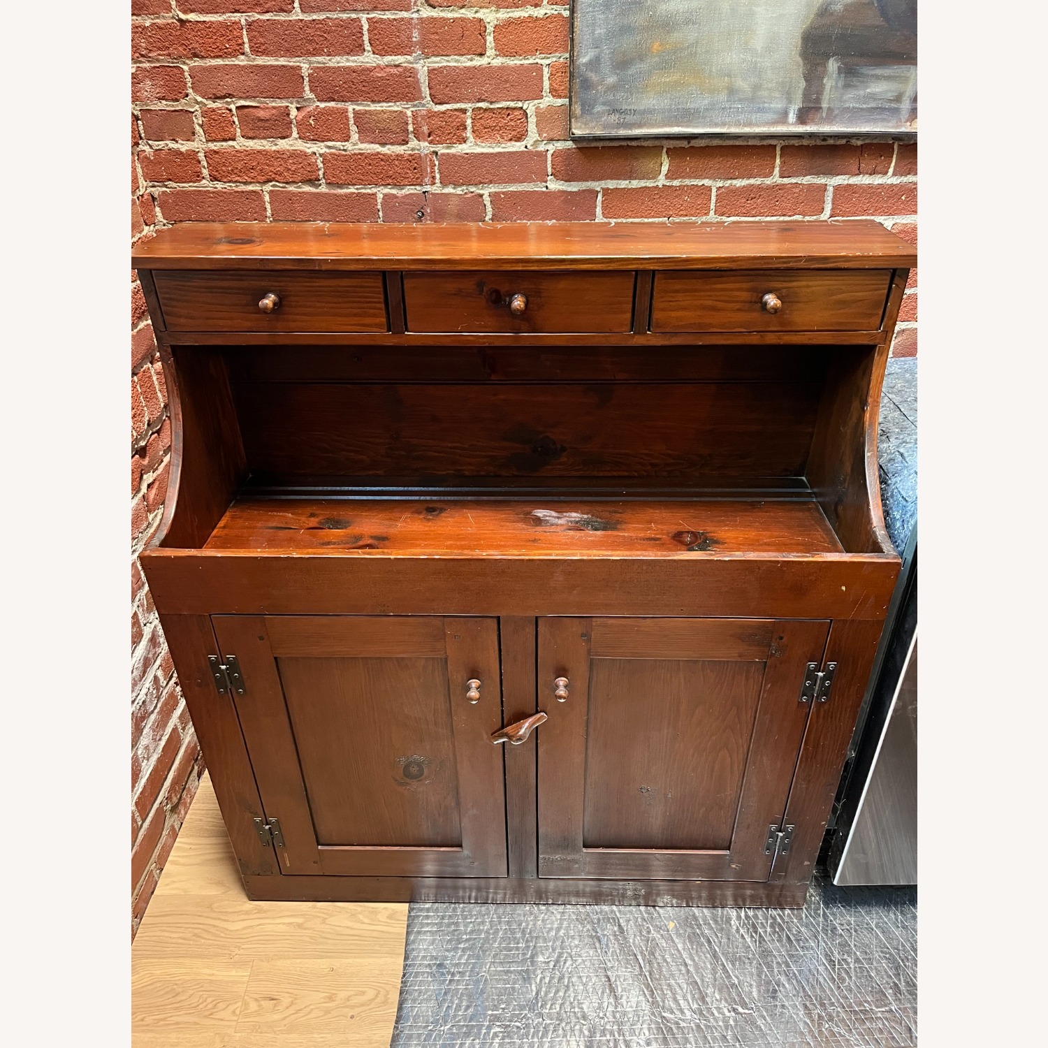 Handmade Shaker Dry Sink Cabinet - image-1