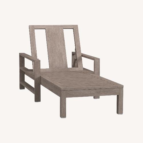 Used Two Pottery Barn Outdoor Chaises for sale on AptDeco