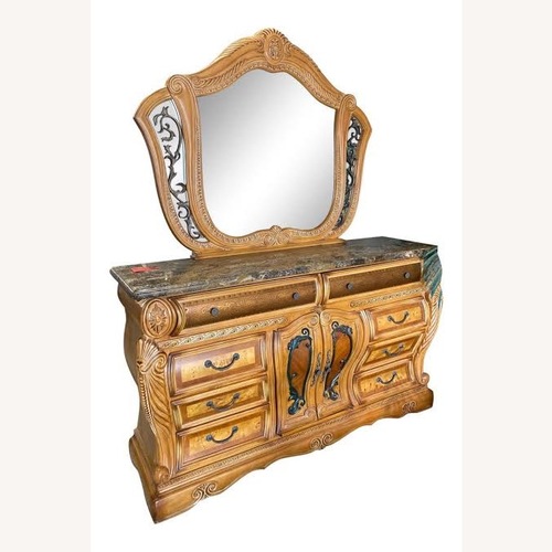 Used Michael Amini Trevi Dresser with Mirror  for sale on AptDeco
