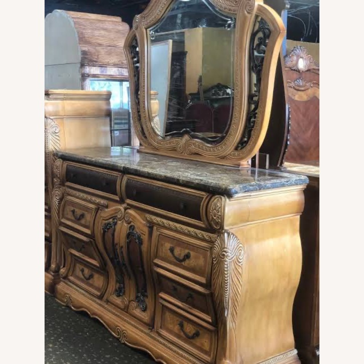 Michael Amini Trevi Dresser with Mirror  - image-3