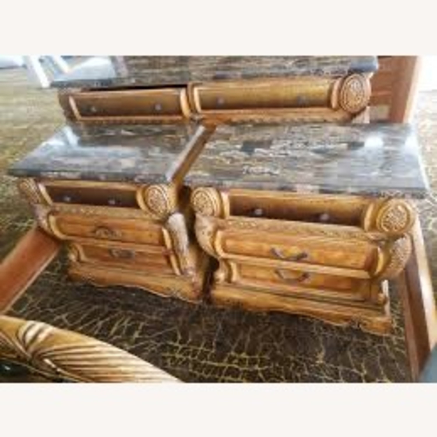 Set of Michael Amini Trevi Nightstands - image-2