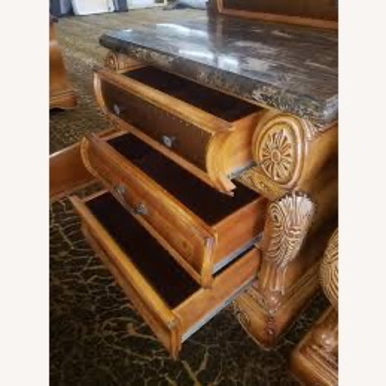 Set of Michael Amini Trevi Nightstands - image-3