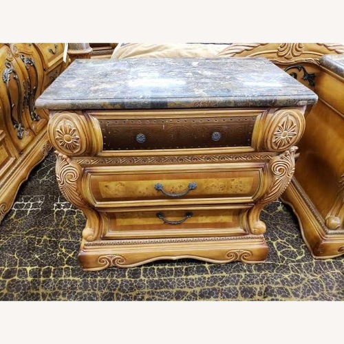 Used Set of Michael Amini Trevi Nightstands for sale on AptDeco