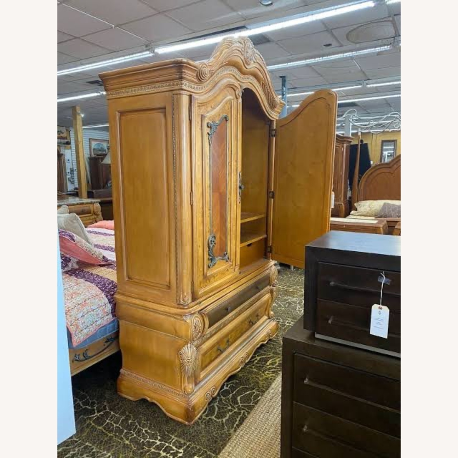 Michael Amini Trevi Armoire  - image-2