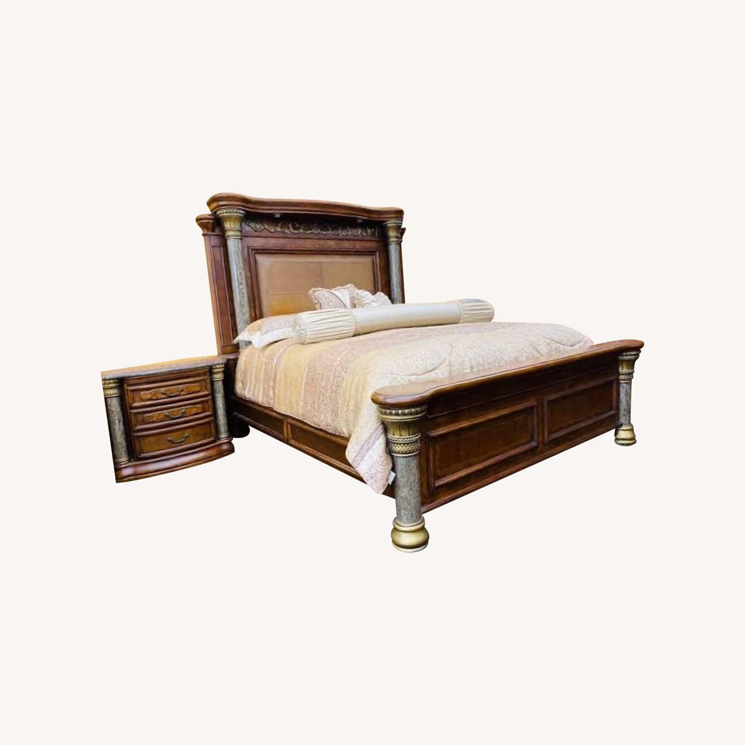 Michael Amini Torino King Bedframe - image-0