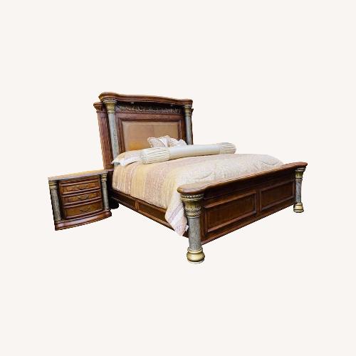 Used Michael Amini Torino King Bedframe for sale on AptDeco