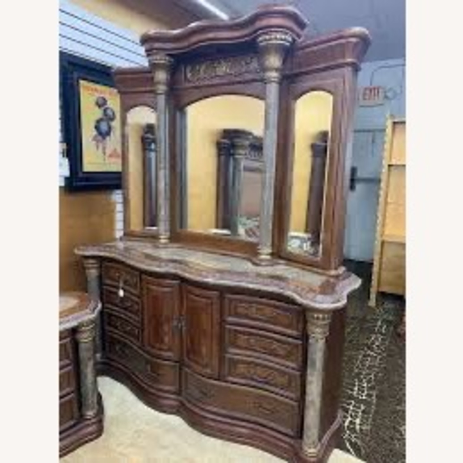 Michael Amini Torino Dresser with Mirror  - image-1