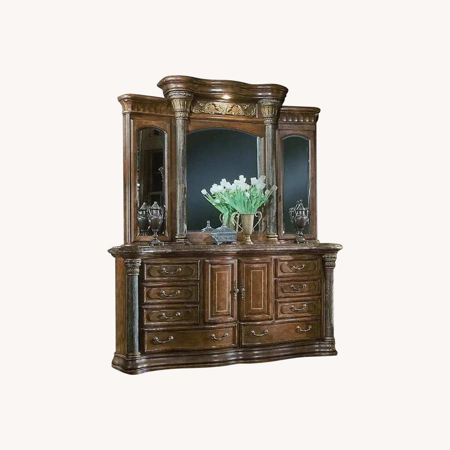 Michael Amini Torino Dresser with Mirror  - image-0