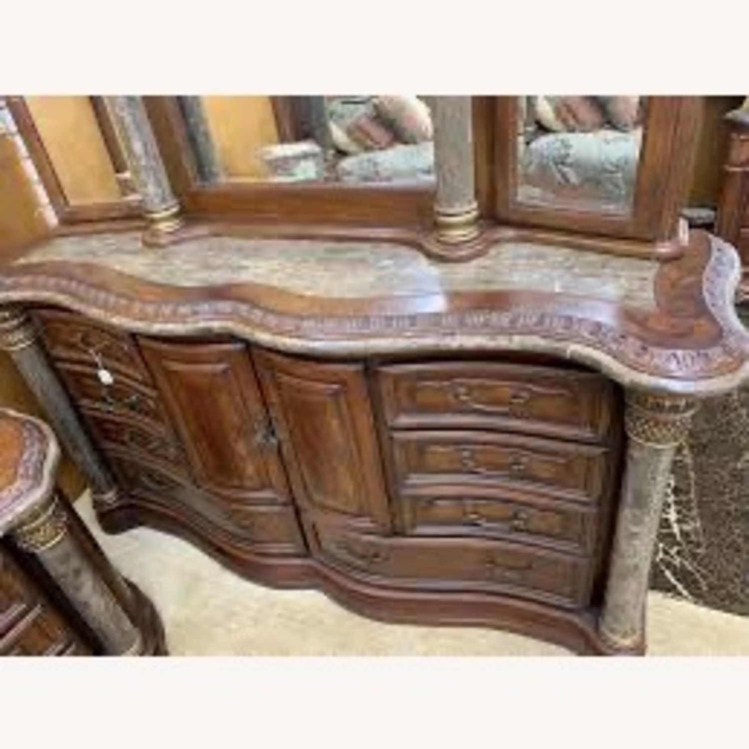 Michael Amini Torino Dresser with Mirror  - image-2