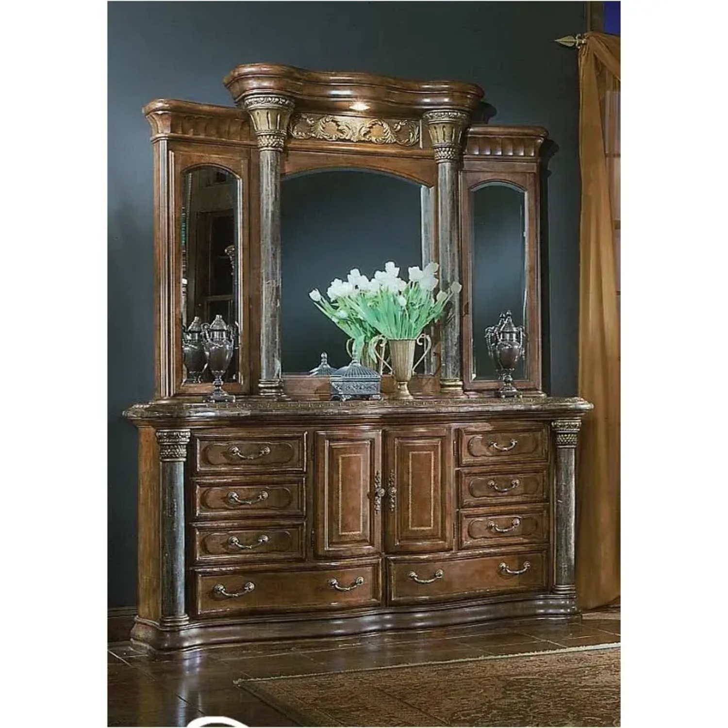 Michael Amini Torino Dresser with Mirror  - image-4