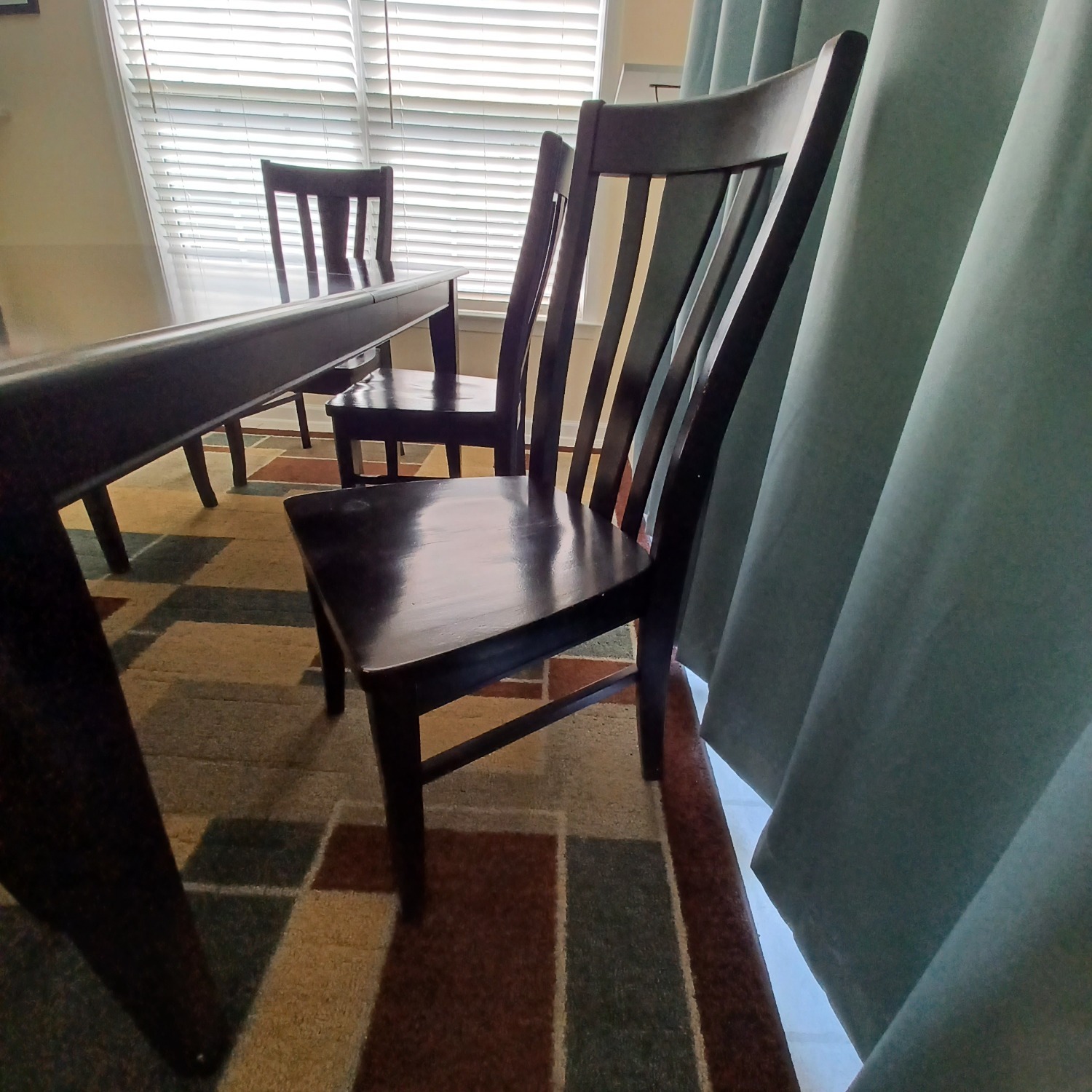 Ashley Furniture Dining Set with Leaf + 6 Chairs - image-5