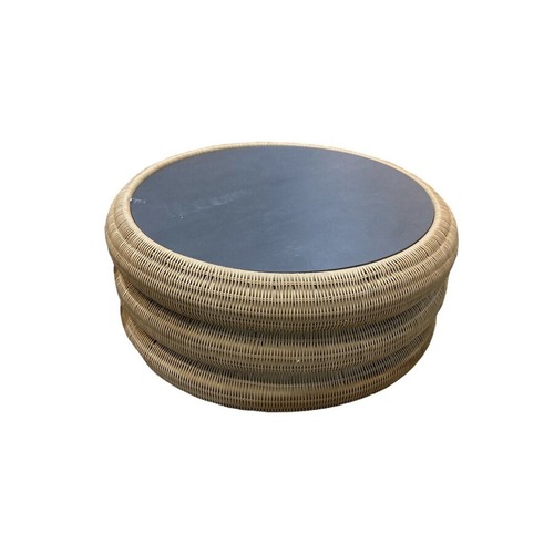 Used Castaneda Indoor/Outdoor Round Coffee Table for sale on AptDeco