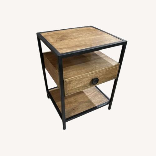 Used Villa2 Serban Weathered 1-Drawer Nightstand for sale on AptDeco