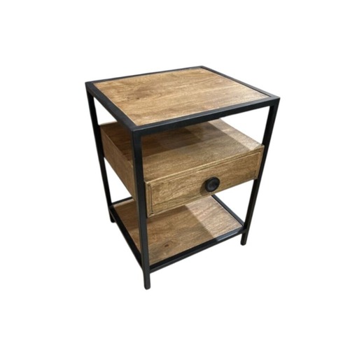 Used Villa2 Serban Weathered 1-Drawer Nightstand for sale on AptDeco