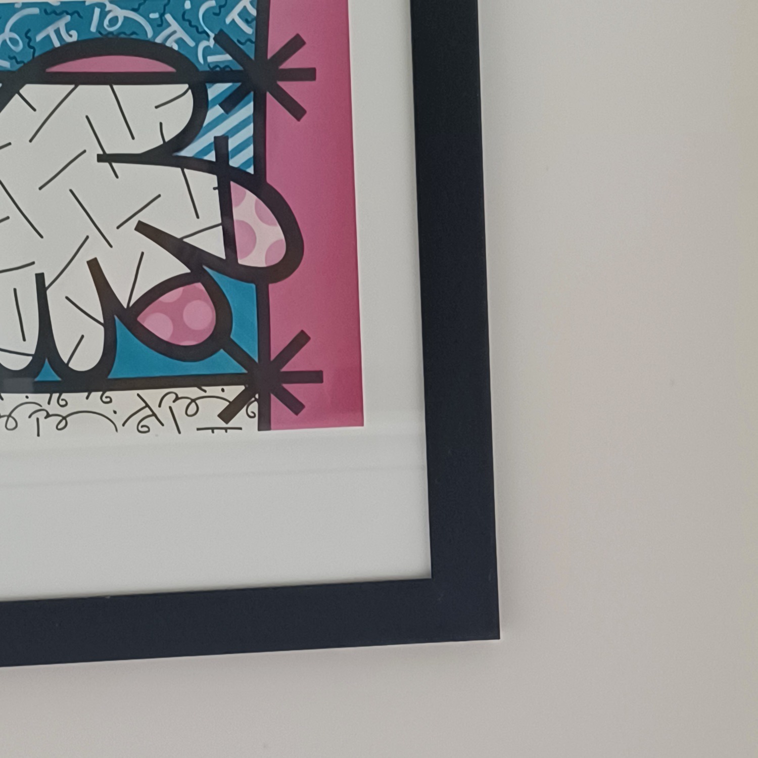 Romero Britto “The Hug” – Framed Print - image-5