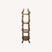 Hollywood Regency Italian Rococo Etagere