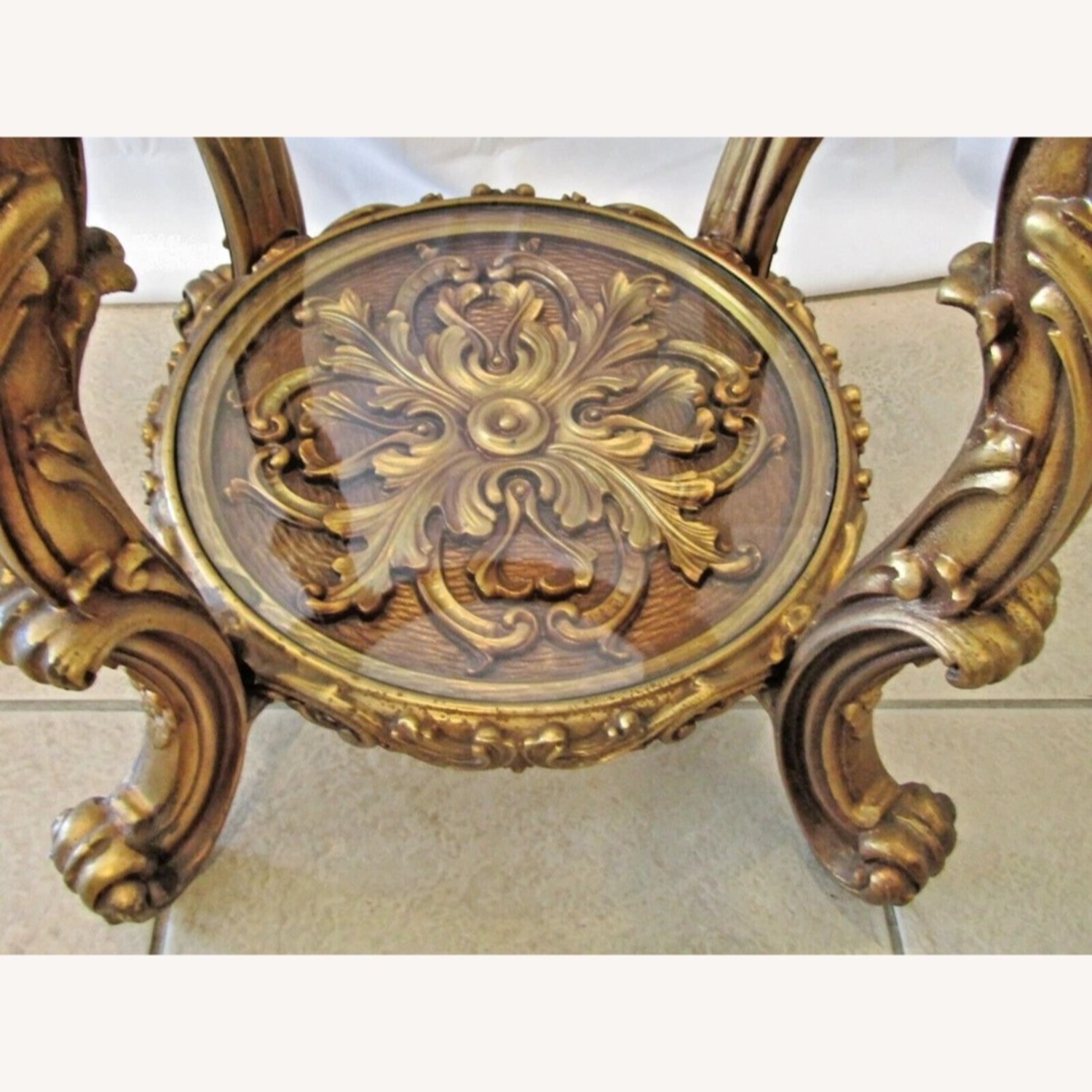 Hollywood Regency Italian Rococo Etagere - image-11