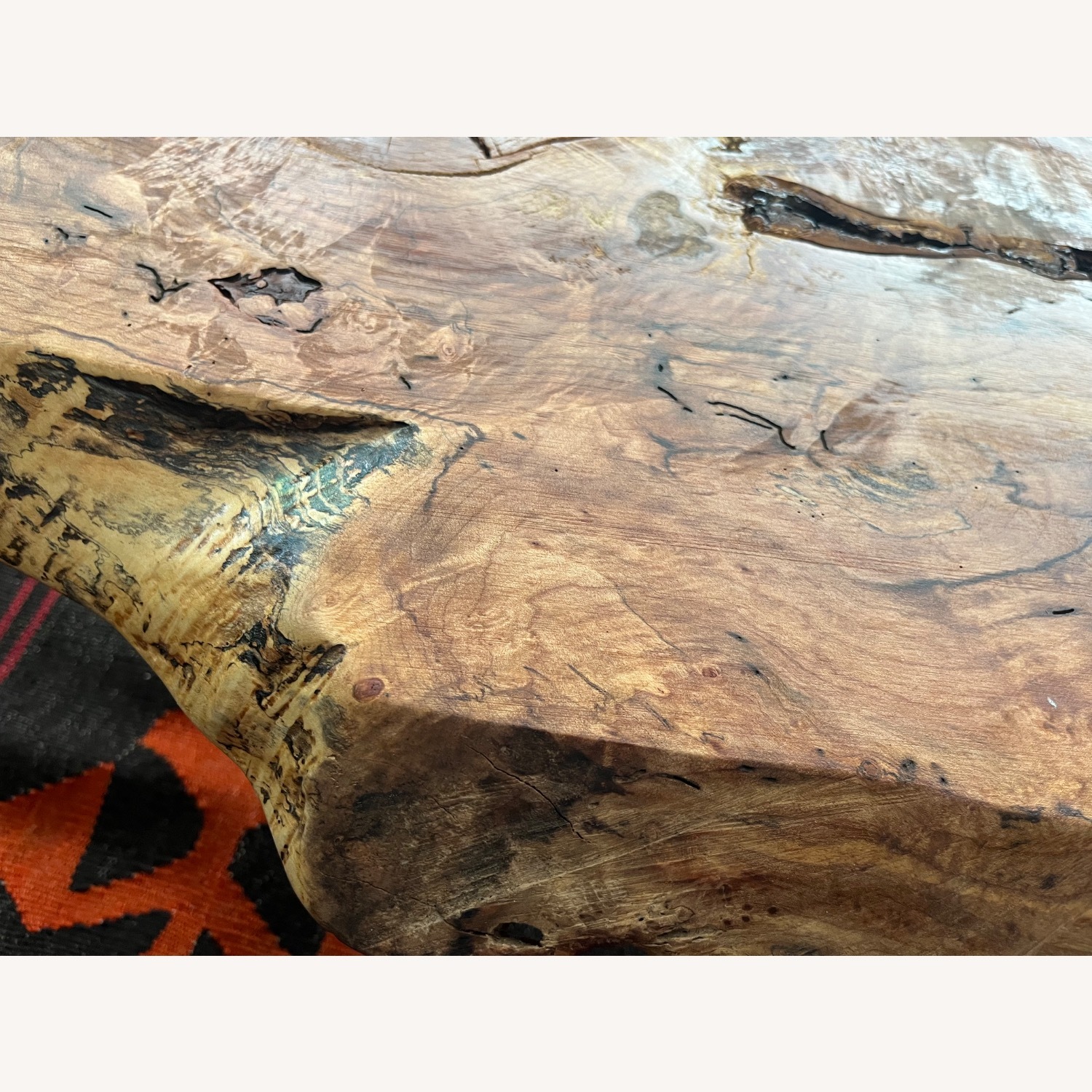 Live Edge Coffee Table Mid Century Style - image-9