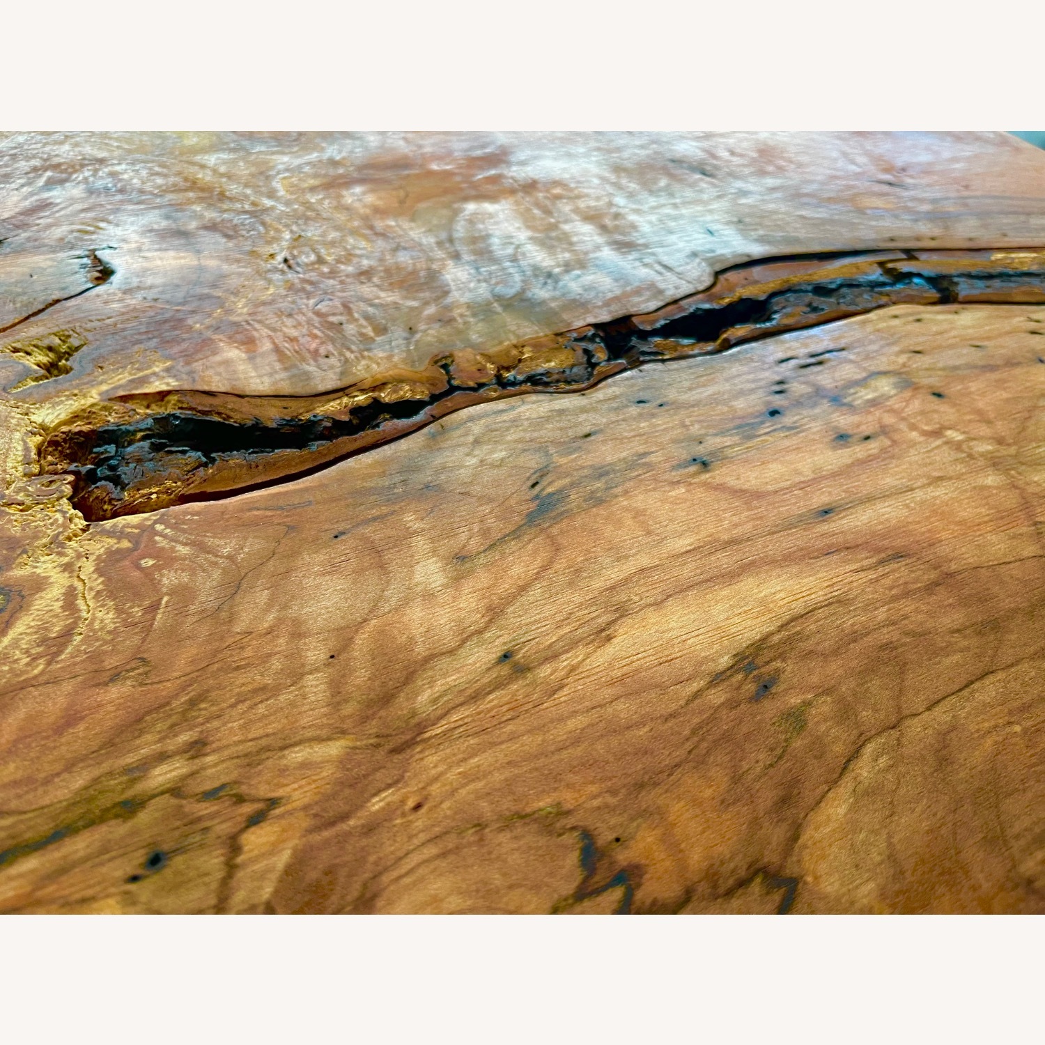 Live Edge Coffee Table Mid Century Style - image-5