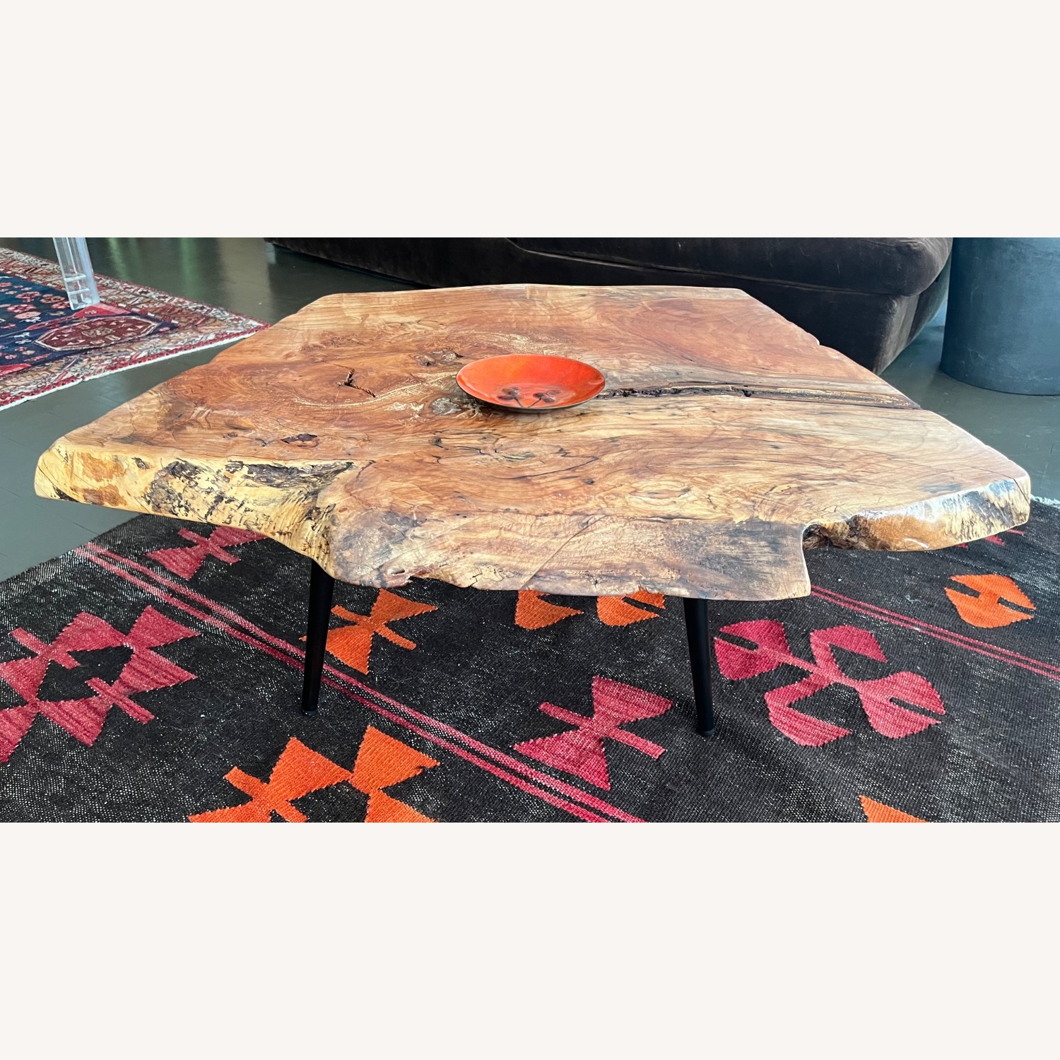 Live Edge Coffee Table Mid Century Style - image-2