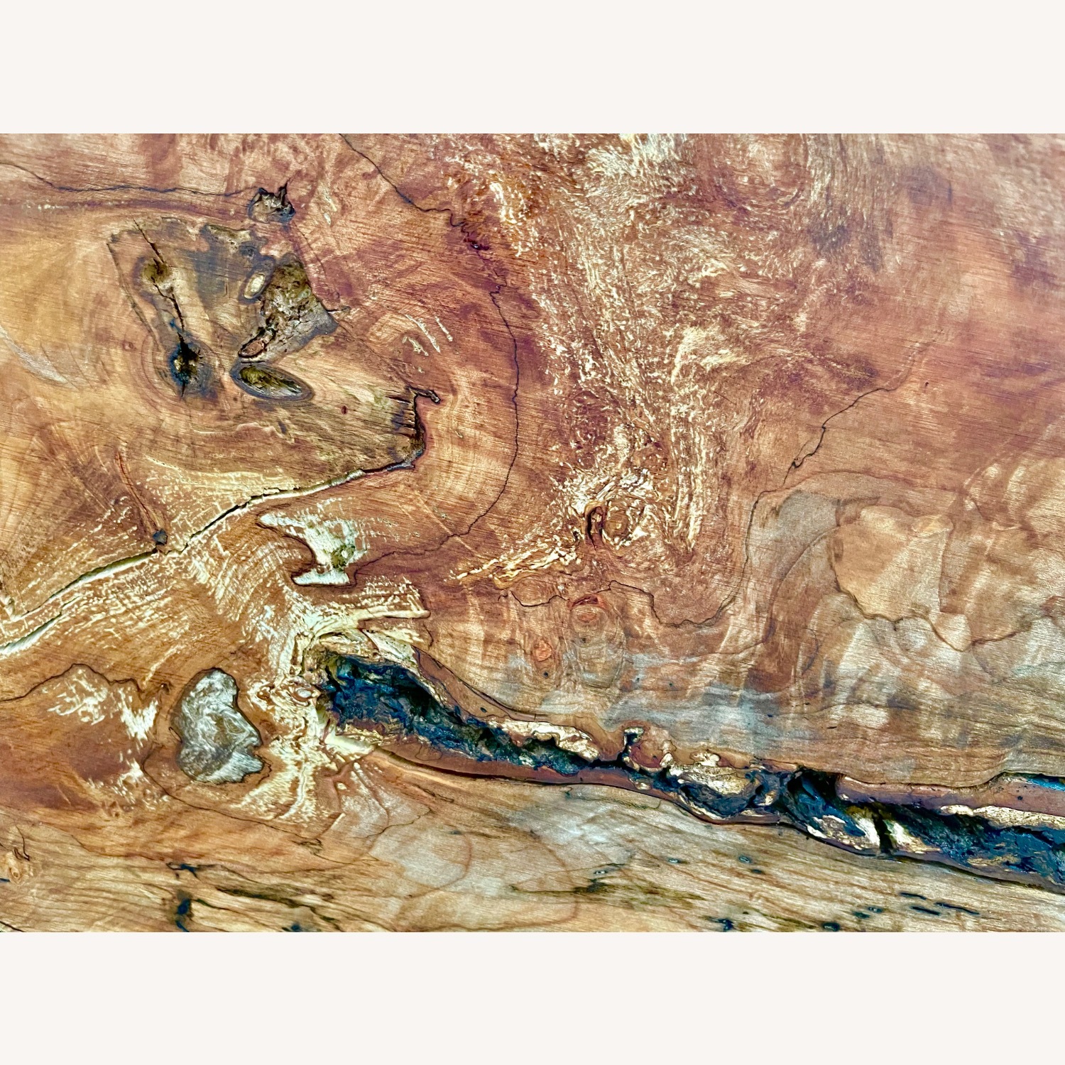 Live Edge Coffee Table Mid Century Style - image-4