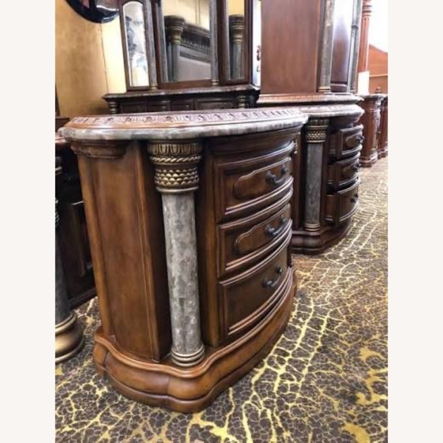 Pair of Michael Amini Torino Nightstands - image-1