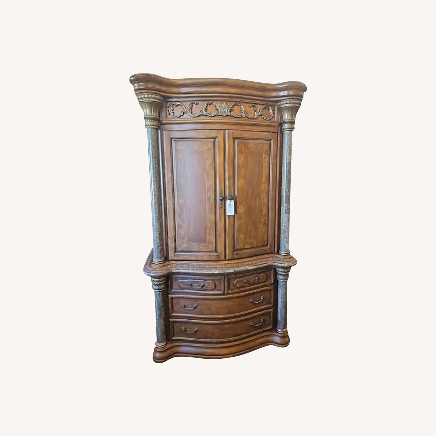 Michael Amini Torino Armoire - image-0