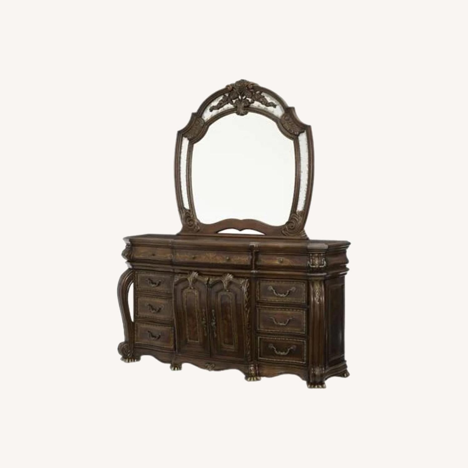 Michael Amini Oppulente Dresser with Mirror - image-0
