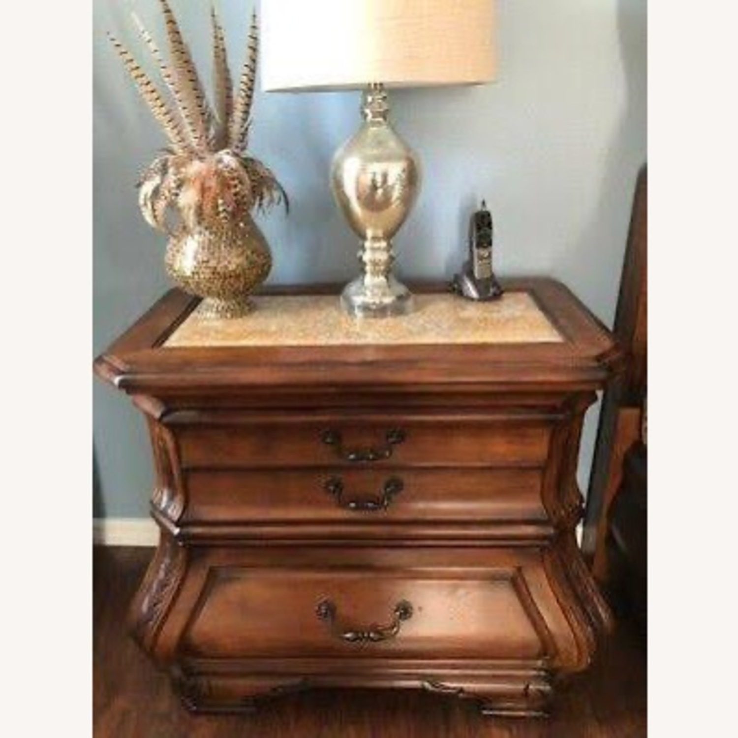 Pair of Michael Amini Tuscano Nightstands  - image-4