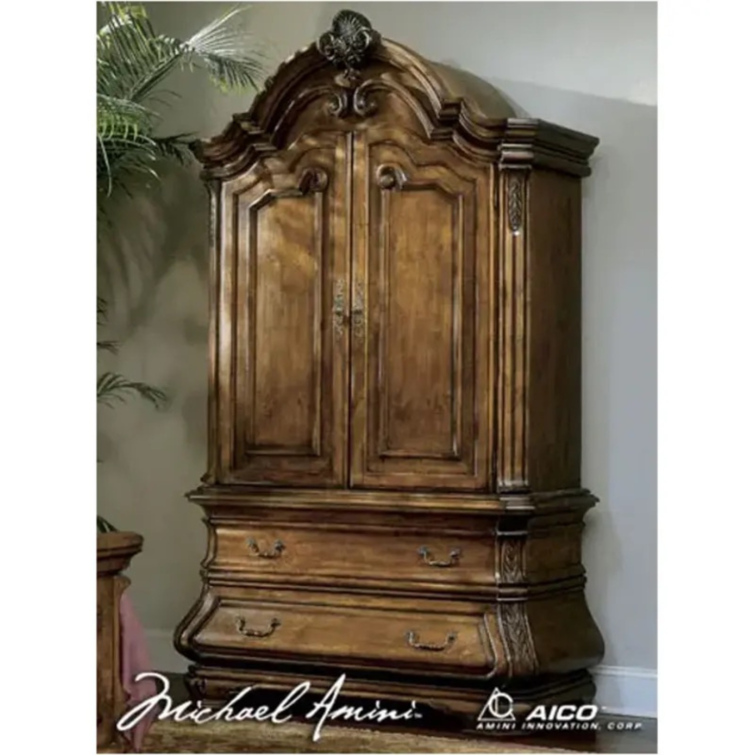 Michael Amini Tuscano Armoire  - image-3