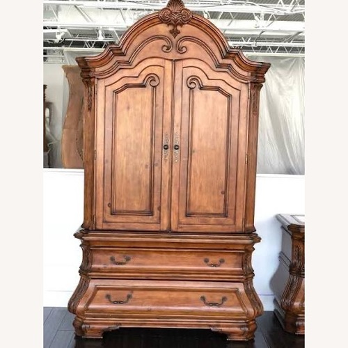 Used Michael Amini Tuscano Armoire  for sale on AptDeco