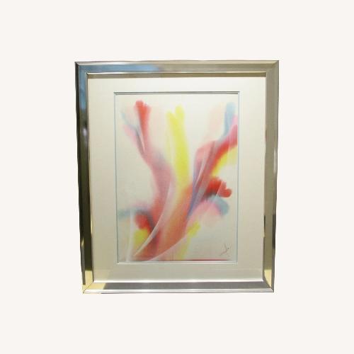 Used Original Dom Mingolla Abstract Water Color 1970s for sale on AptDeco