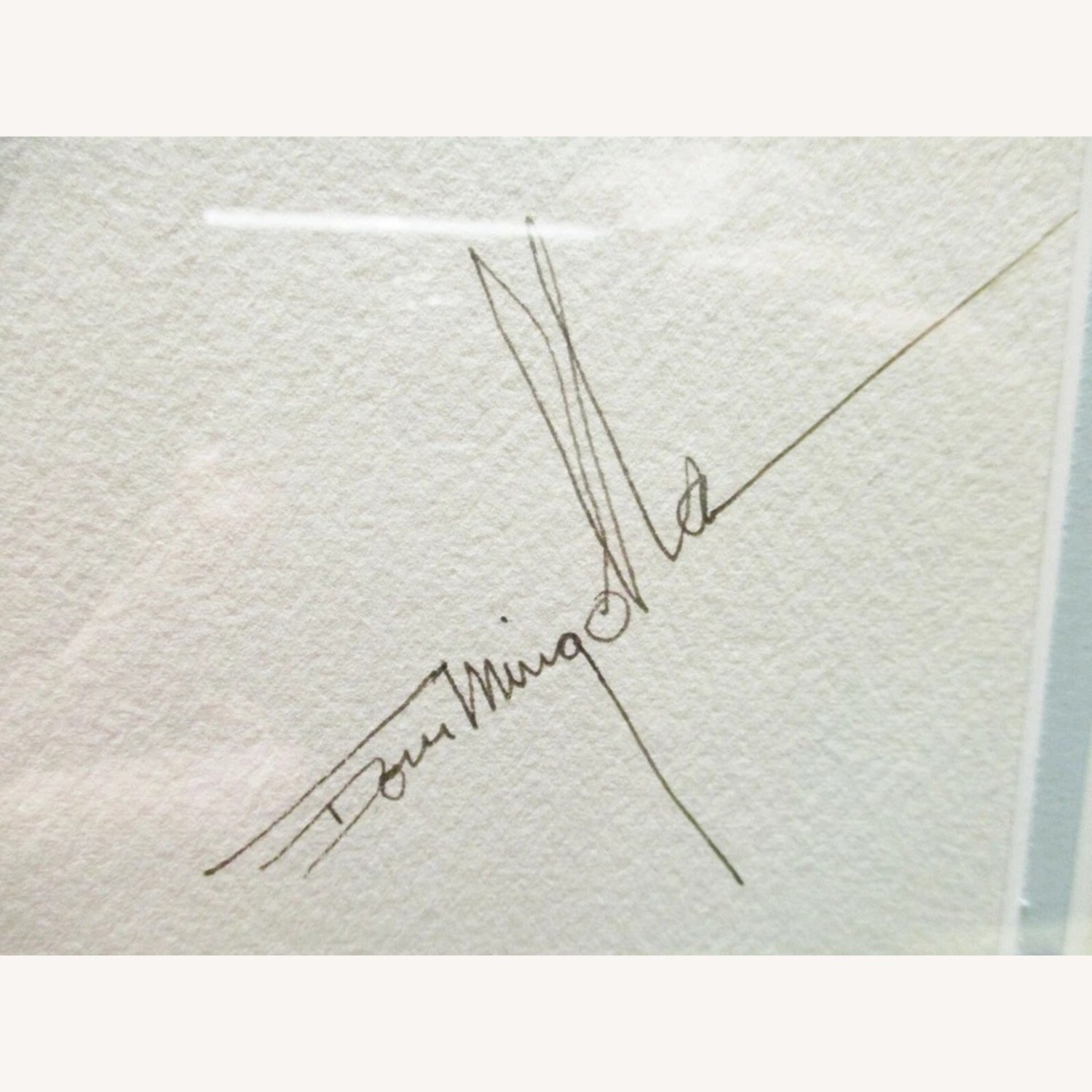 Original Dom Mingolla Abstract Water Color 1970s - image-6