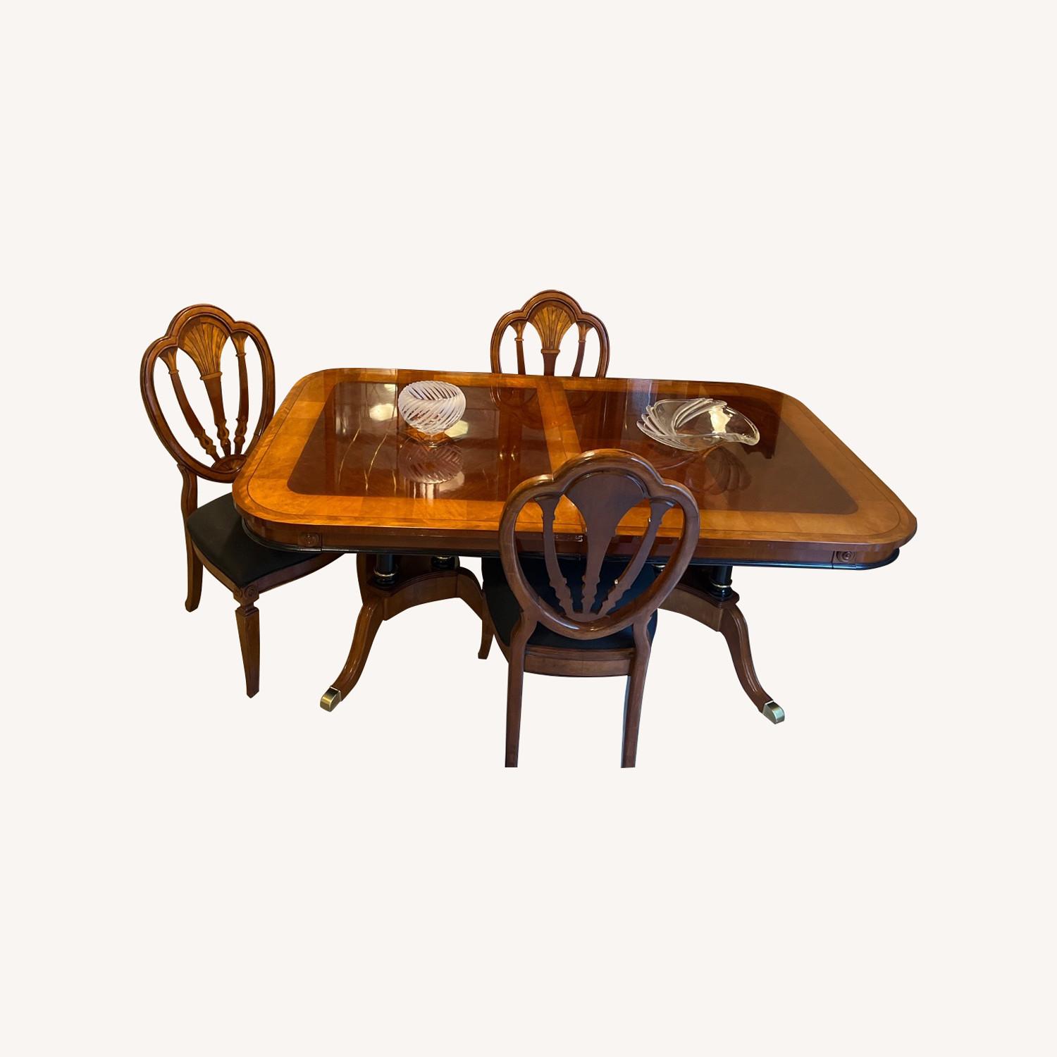 Oak Dining Set - AptDeco
