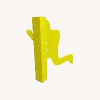 Figurative Wood Sculpture by Pinchas Cohen Gan