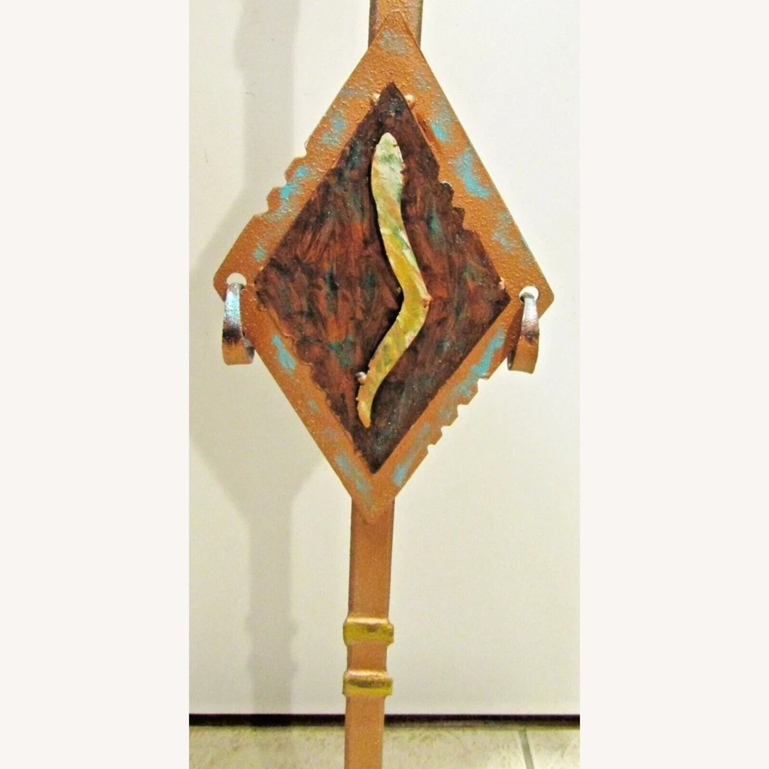 Tessellated Stone Brass Sculpture Joseph de Castro - image-5