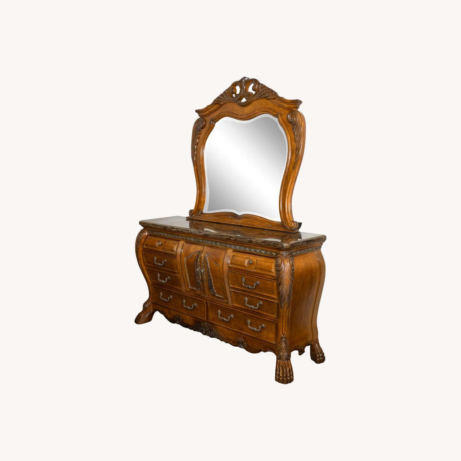 Michael Amini Eden Dresser with Mirror - image-0