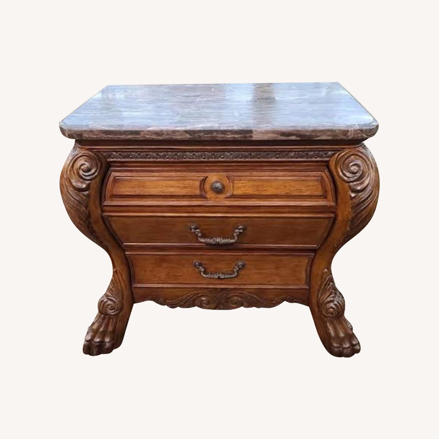 Pair of Michael Amini Eden Nightstands - image-0