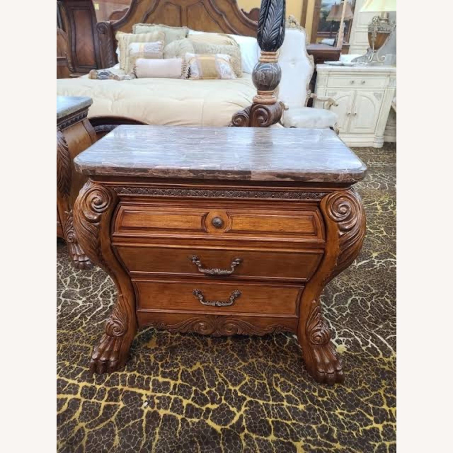 Pair of Michael Amini Eden Nightstands - image-1